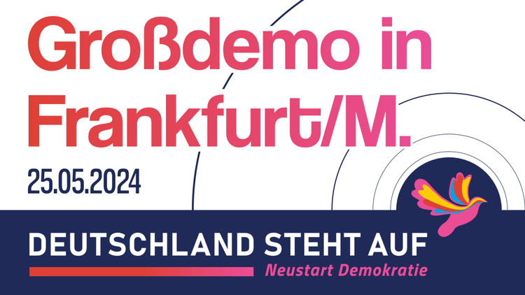 ⁣Großdemo in Frankfurt am 25.05.2024