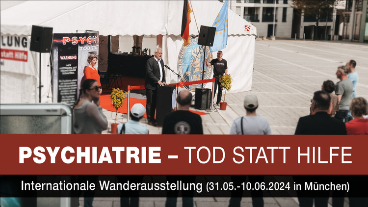 ⁣Internationale Wanderausstellung „Psychiatrie: Tod statt Hilfe“ (31. Mai - 10. Juni 2024 in München)