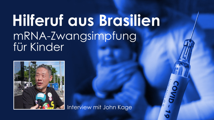 ⁣Hilferuf aus Brasilien: mRNA-Zwangsimpfung für Kinder - Interview mit John Kage