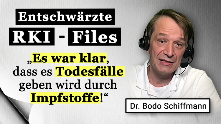 Dr. Bodo Schiffmann bei Kla.TV: Was verraten uns die entschwärzten RKI-Protokolle?