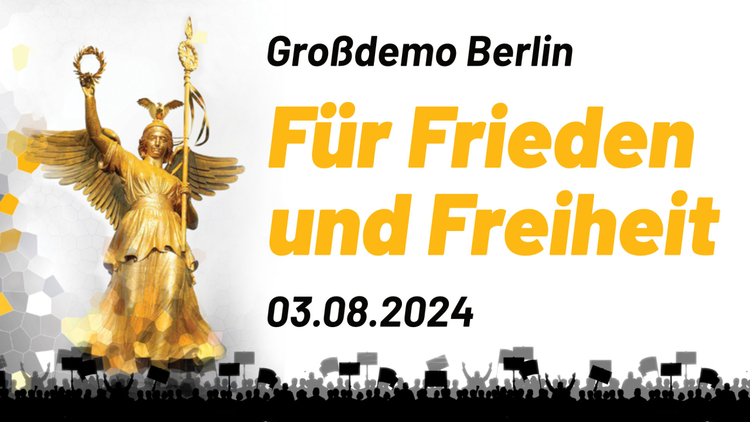 ⁣03.08.2024 BERLIN - Großdemo für Frieden und Freiheit