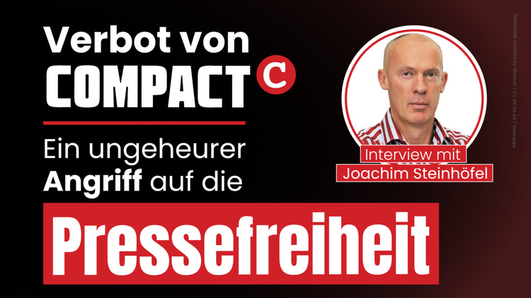 ⁣Verbot von Compact: Ein ungeheurer Angriff auf die Pressefreiheit | Interview mit Joachim Steinhöfel