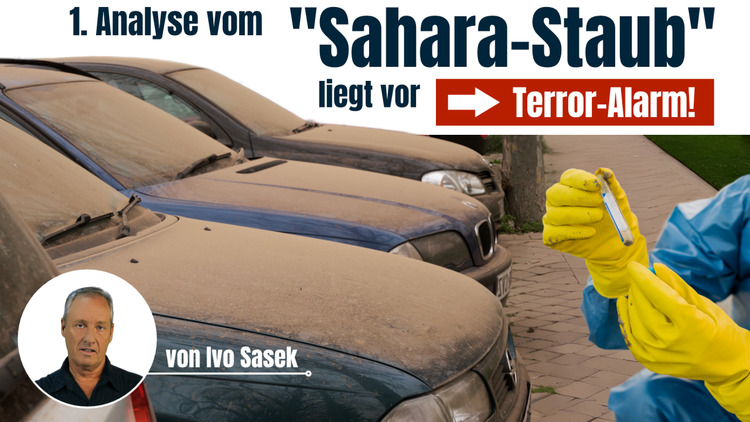 ⁣Analyse von «Sahara-Staub» liegt vor: Terror-Alarm! (von Ivo Sasek)