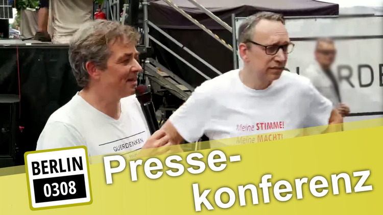 ⁣Pressekonferenz zur Demo Berlin: So wollten die Behörden die Demo verhindern