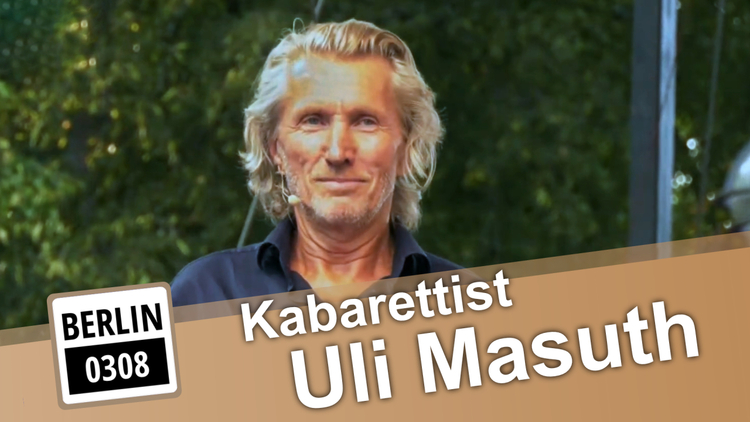 ⁣Kabarettist Uli Masuth Demo Berlin: Den Krieg einfach weglassen