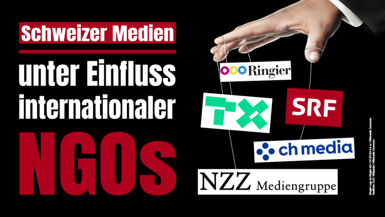 ⁣Schweizer Medien stehen unter Einfluss internationaler NGOs