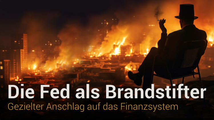 ⁣Gezielter Anschlag auf das US-Bankensystem! – US-Notenbank Fed, ein Brandstifter im Finanzsystem